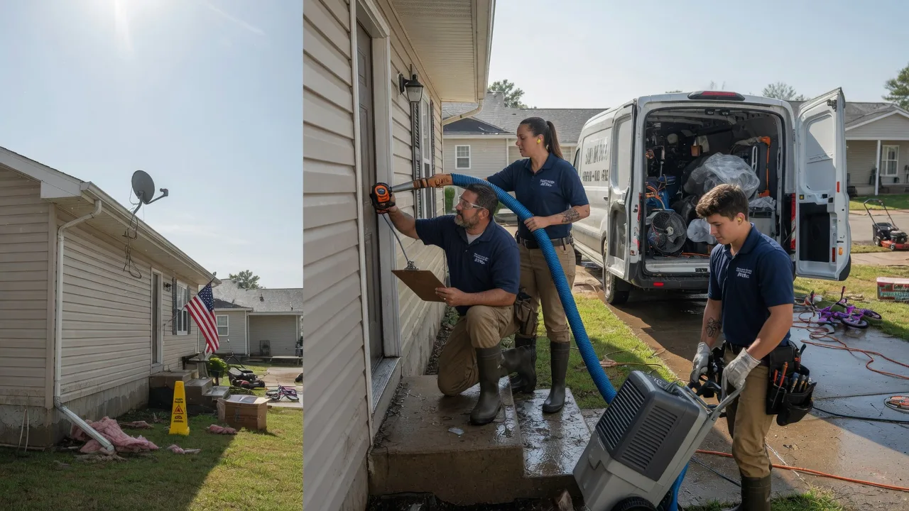 Ceiling Water Damage Restoration in Hemlock, IN near me